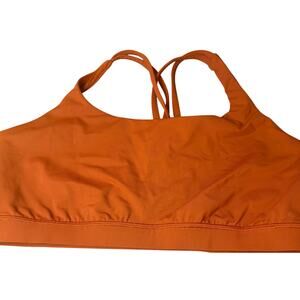 BURNT ORANGE LULULEMON SPORTS BRA SZ 14